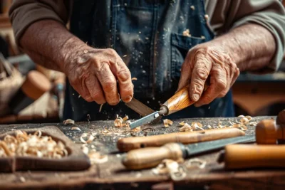 como afilar gubias para madera con lima